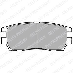 Комплект гальмівних колодок Delphi LP954