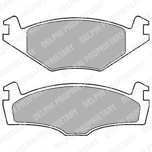 Комплект гальмівних колодок з 4 шт. дисків Delphi LP979