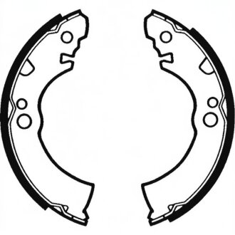 Колодки гальмівні барабанні (комплект 4 шт) Delphi LS1285