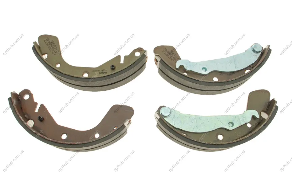 Гальмівна колодка CHEVROLET LACETTI, LANOS DAEWOO ARANOS, CIELO, ESPERO, LANOS, LEMANS, NEXIA, NUBIRA, PRINCE OPEL ASTRA F, ASTRA F CLASSIC, ASTRA G, COMBO, CORSA B, CORSA C 1.0-2.0 12.87- Delphi LS1622 (фото 1)