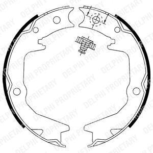 Комплект тормозных колодок из 4 шт. барабанов Delphi LS1913