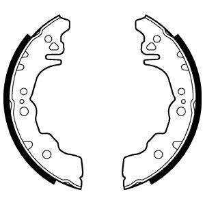 Комплект гальмівних колодок з 4 шт. барабанів Delphi LS2023