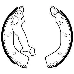 Гальмівна колодка HYUNDAI GETZ 1.1-1.6 09.02-12.10 Delphi LS2027 (фото 1)