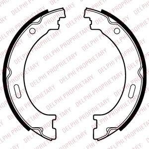 Комплект гальмівних колодок з 4 шт. барабанів Delphi LS2041