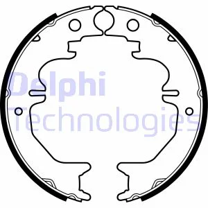 Гальмівна колодка LEXUS GX TOYOTA 4 RUNNER IV, 4 RUNNER V, FJ CRUISER, FORTUNER, LAND CRUISER, LAND CRUISER 90, LAND CRUISER PRADO, SEQUOIA 2.7-4.7 04.95- Delphi LS2053