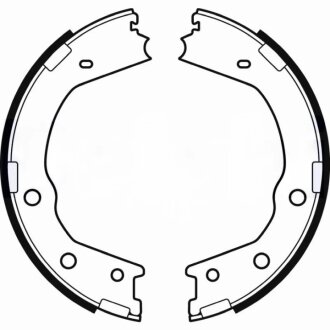 Колодки гальмівні барабанні (комплект 4 шт) Delphi LS2067