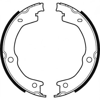 Колодки гальмівні барабанні (комплект 4 шт) Delphi LS2118