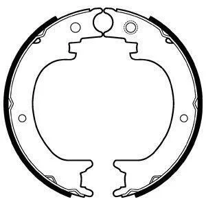 Комплект колодок стоянкових гальм Delphi LS2121 (фото 1)