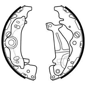 Гальмівна колодка HYUNDAI H-1, H-1 / STAREX, H-1 CARGO, H-1 TRAVEL 2.4/2.5D 03.00- Delphi LS2138