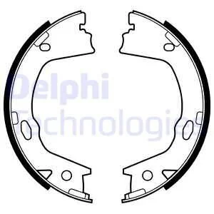 Комплект тормозных колодок из 4 шт. барабанов Delphi LS2153