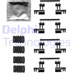 Монтажний набір гальмівних колодок передн MAZDA 3, CX-3 OPEL CORSA E 1.2-2.2D 07.13- Delphi LX0679