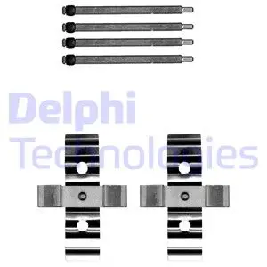 Монтажний набір гальмівних колодок задн VOLVO S60 I, V70 II TESLA MODEL S, MODEL X 2.4-Electric 09.01- Delphi LX0702 (фото 1)