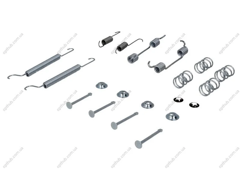 Монтажний набір гальмівної колодки (LUCAS) CHEVROLET CAPTIVA OPEL ASTRA F, ASTRA F CLASSIC, ASTRA G, ASTRA G CLASSIC, ASTRA H, ASTRA H CLASSIC, ASTRA H GTC, COMBO, COMBO TOUR 1.2-3.2 09.91- Delphi LY1241 (фото 1)