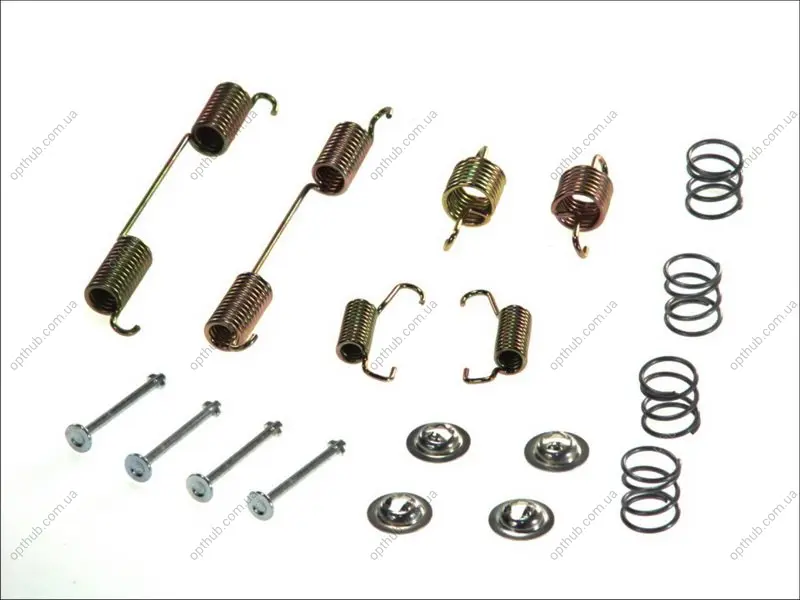 Монтажний набір гальмівної колодки (AP LOCKHEED) LAND ROVER 110/127, 90 I, DEFENDER, DISCOVERY I, DISCOVERY II, RANGE ROVER II 2.0-4.6 09.83-02.16 Delphi LY1322 (фото 1)