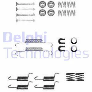 Монтажний набір гальмівної колодки (AKEBONO) CITROEN C4 AIRCROSS, C-CROSSER, C-CROSSER ENTERPRISE JEEP COMPASS, PATRIOT MAZDA PREMACY MITSUBISHI ASX, GRANDIS, LANCER VII 1.5-3.6 07.99- Delphi LY1367 (фото 1)