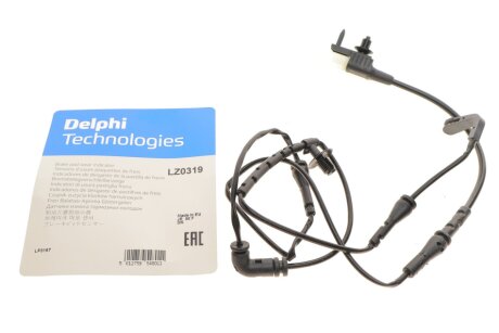 Датчик зносу гальмівних колодок (задніх) Land Rover/Range Rover 2.0/2.0D/2.2TD 15- (opt-om) Delphi LZ0319