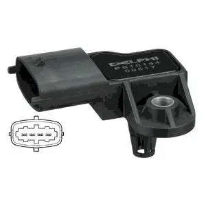 Датчик тиску, впускний газопровід FIAT DUCATO (250_) - 115 MULTIJET 2,0 D (06.2011->) Delphi PS10144 (фото 1)