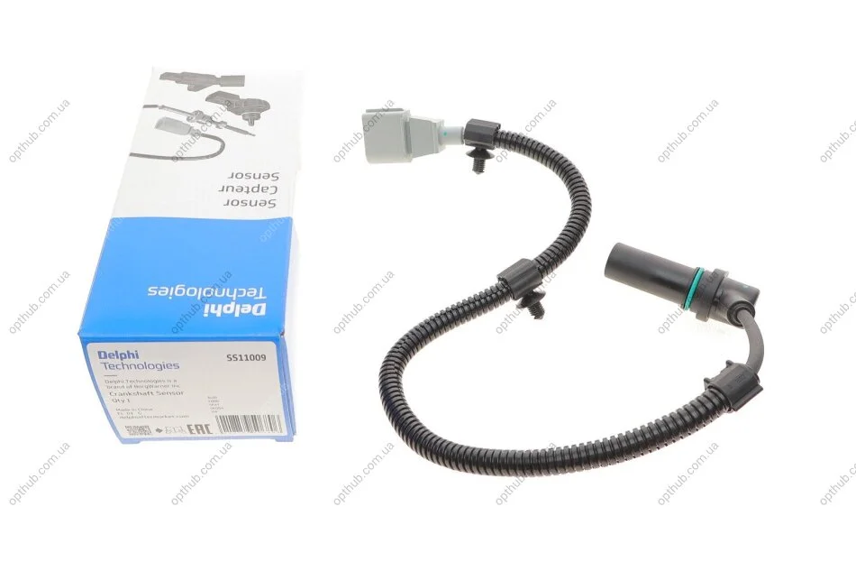 Датчик положення колінвалу VW T5 1.9TDi 03-09 DELPHI (opt-om) Delphi SS11009 (фото 1)