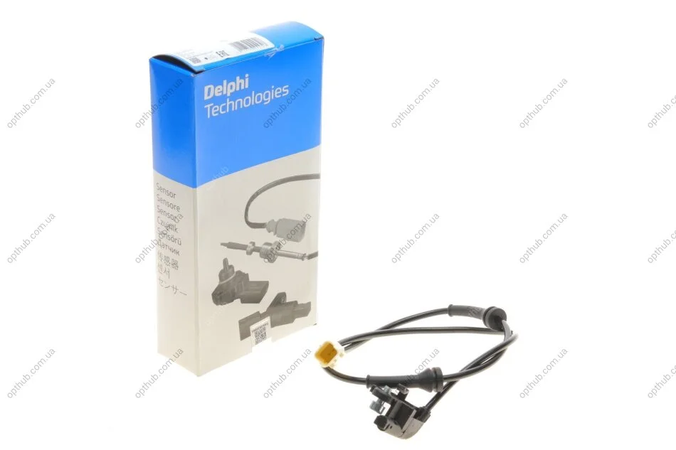 Датчик ABS (задний) Citroen C4/Peugeot 307 1.4-2.0/1.4HDI-2.0HDI 00-13 DELPHI (opt-om) Delphi SS20066 (фото 1)