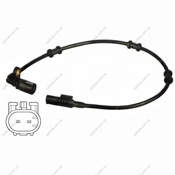 Датчик ABS MERCEDES-BENZ M-CLASS (W163); REAR (R) Delphi SS20338 (фото 1)