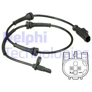 Датчик ABS задн лів/прав ABARTH 500 / 595 / 695, 500C / 595C / 695C FIAT 500, 500 C FORD KA 0.9-1.4 07.07- Delphi SS20540