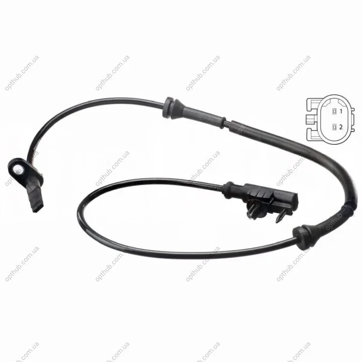 Датчик ABS MITSUBISHI COLT VI (Z3_A, Z2_A) - 1.5 Delphi SS20678 (фото 1)