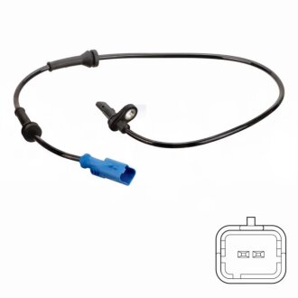 Датчик ABS Delphi SS20748