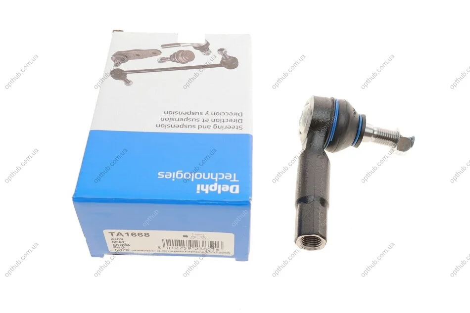 Наконечник тяги рульової (R) Audi A3/Skoda Octavia/VW Golf IV 95-06 DELPHI UA63 Delphi TA1668 (фото 1)