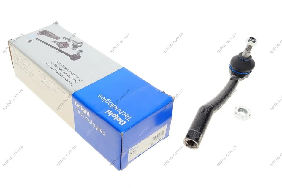 Наконечник рульовой тяги (L) Citroen C3 Picasso 09-/C-Elysse/Peugeot 208/301 12-/Peugeot 207 06-15 UA63 Delphi TA2911 (фото 1)