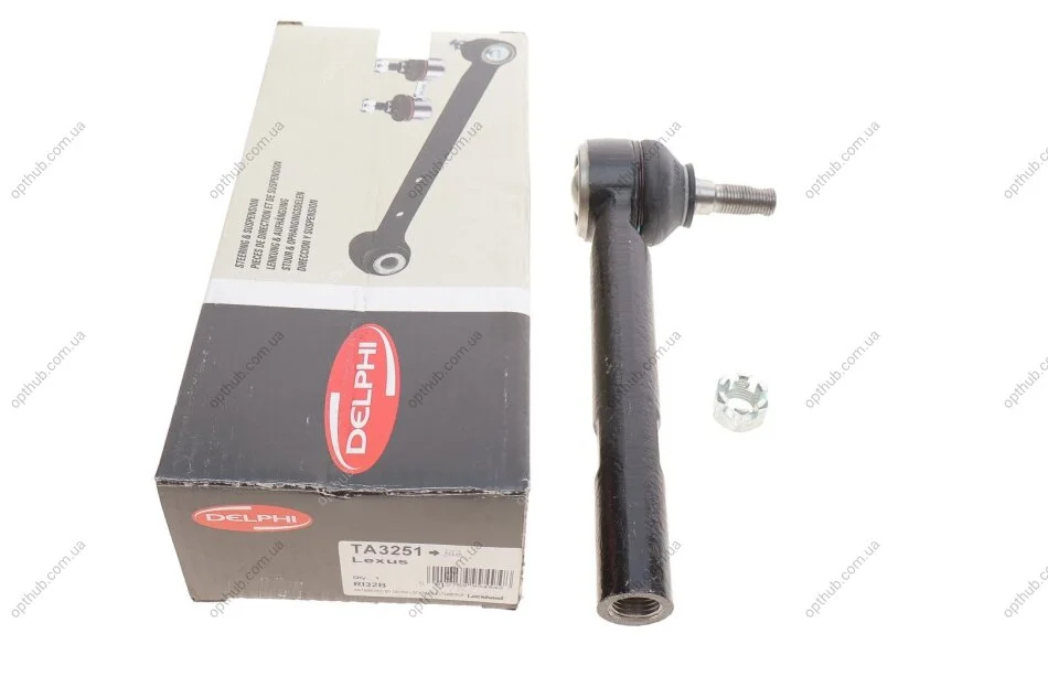 Наконечник тяги рульової Lexus RX 03-08 DELPHI (opt-om) Delphi TA3251 (фото 1)