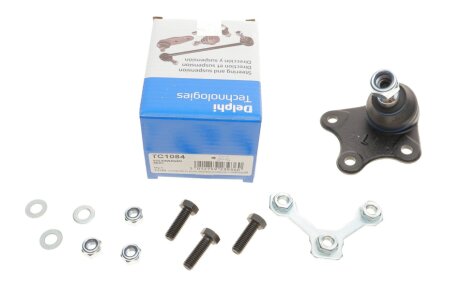 Опора кульова (передня/знизу/ззовні/L) Audi A2/Skoda Fabia/Roomster/VW Polo 99-10 UA63 Delphi TC1084