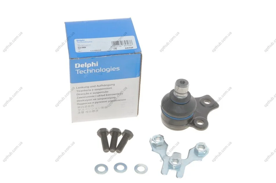 Опора шаровая (передняя/снизу/снаружи)) VW Golf/Jetta -92 DELPHI UA63 Delphi TC280 (фото 1)