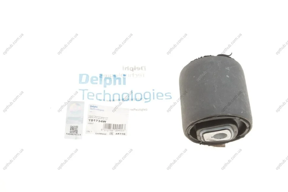 Сайлентблок важеля BMW 5(F10/F11)/6(F12)/6(F13)/7(F01/F02/F03/F04) 2009=> FRONT L/R -ua Delphi TD1734W (фото 1)
