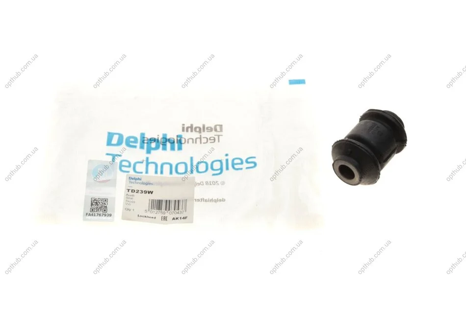 Сайлентблок рычага (переднего/снизу/спереди)) VW Caddy II 1.4-1.9TDI 95-04 DELPHI (opt-om) Delphi TD239W (фото 1)