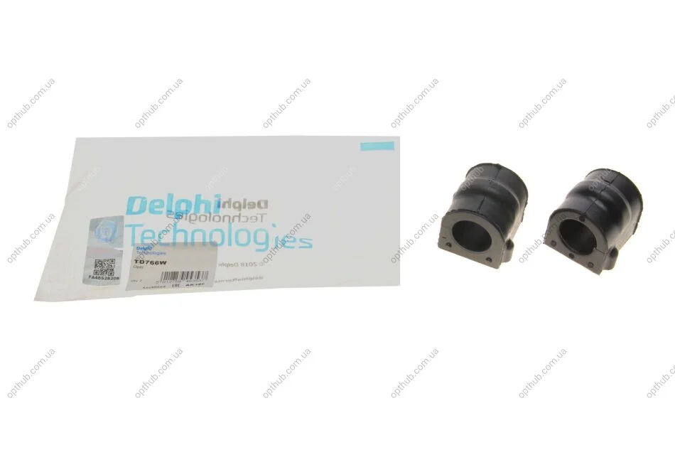 Втулка стабілізатора (переднього) Opel Zafira 99-05 (d=22mm) (к-кт) DELPHI (opt-om) Delphi TD766W (фото 1)