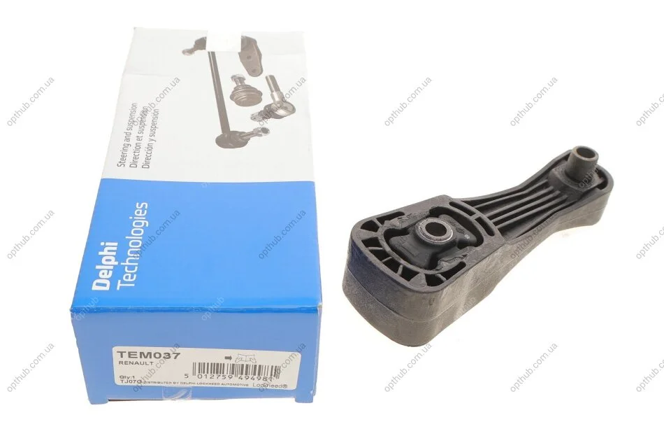 Опора двигуна гумометалева RENAULT MEGANE/SCENIC 1998-2003 REAR -ua Delphi TEM037 (фото 1)