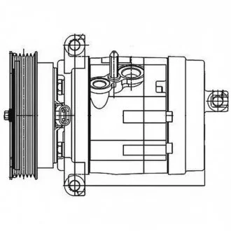 Компресор кондиціонера Delphi TSP0155984