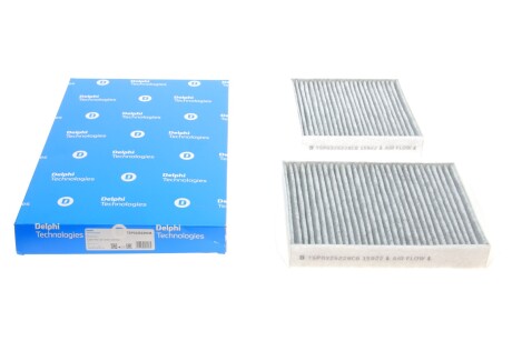 Фільтр салону Citroen C3/C4/Peugeot 207/208 09- К-кт 2 шт. UA63 Delphi TSP0325229CB