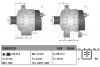 Генератор (14В, 100А, новий із заставою) TOYOTA AURIS, AVENSIS, COROLLA, RAV 4 III, VERSO, YARIS 1.6/1.8/2.0 11.06-06.20 DENSO DAN1011 (фото 4)