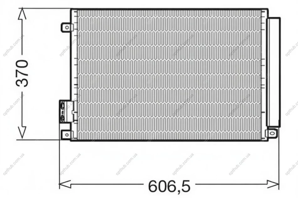 Конденсер кондиціонера DENSO DCN09045 (фото 1)