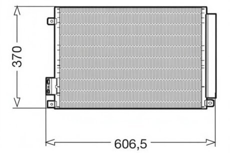 Конденсер кондиціонера DENSO DCN09045