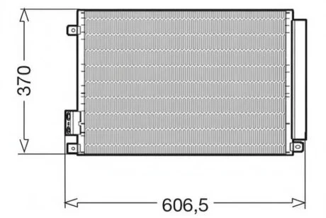 Конденсер кондиціонера DENSO DCN09045