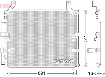 Конденсер кондиціонера DENSO DCN50032