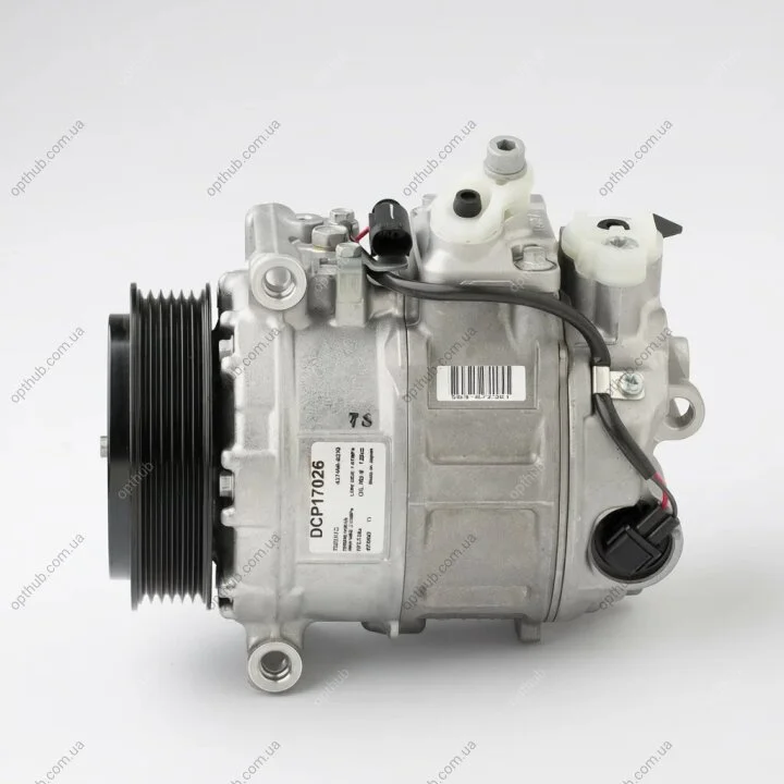 Компрессор кондиционера MERCEDES W203 C CLASS (203) C180 111951 06-00 > 08-02 7SEU17C R134A DENSO DCP17026 (фото 1)