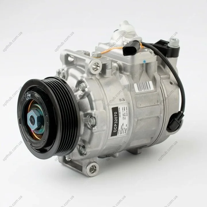 Компресор кондиціонера VW TRANSPORTER V BUS (7HB, 7HJ, 7EB, 7EJ, 7EF, 7EG, 7HF, 7EC) 2.0 TDI 01/2012- -ua DENSO DCP32070 (фото 1)