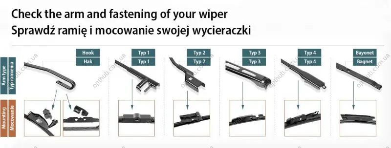 Щітка склоочисника безкаркасна передн (2шт) Flat Blades 550/475мм MERCEDES GLK (X204) JEEP RENEGADE 06.08- DENSO DF-059 (фото 1)