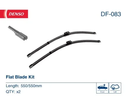 Щітка склоочисника К-Т БЕСКАРКАСНЫЙ / 550/550 MM / LHD / MERCEDES-BENZ C-CLASS (205) GLC (253) EQC (N29 -ua DENSO DF-083