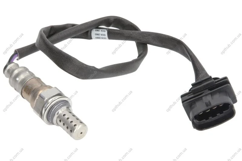 Лямбда-зонд (кількість дротів 4, 525мм) OPEL ASTRA G, ASTRA H, ASTRA H GTC, MERIVA A, VECTRA C, VECTRA C GTS, ZAFIRA B 1.6 03.00-09.12 DENSO DOX-2063 (фото 1)