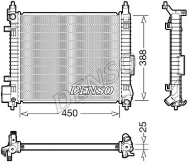 Радіатор DENSO DRM46061