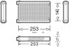 Радіатор пічки BMW 1 E80 / 3 E90 -ua DENSO DRR05005 (фото 1)